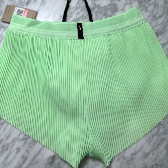 NIKE Women XL AEROSWIFT DRI-FIT ADV 3'' RUNNING SHORTS FN2328 376 GREEN - Picture 4 of 10